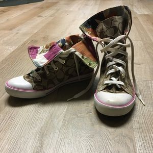 Coach High Top Converse Shoes